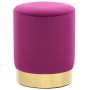 Taburete de terciopelo morado y dorado de , Taburetes y sillas plegables - Ref: Foro24-249837, Precio: 37,44 €, Descuento: %