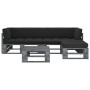 4-piece pallet furniture and gray impregnated pine wood cushions by , Garden sets - Ref: Foro24-3066776, Price: 324,99 €, Dis...