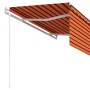 Toldo retráctil automático con persiana naranja y marrón 3x2,5m de , Toldos - Ref: Foro24-3069270, Precio: 457,19 €, Descuent...