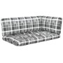 4-piece pallet furniture and black impregnated pine wood cushions by , Garden sets - Ref: Foro24-3066734, Price: 343,99 €, Di...