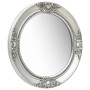 Silver baroque style wall mirror 50 cm by vidaXL, Mirrors - Ref: Foro24-320346, Price: 39,47 €, Discount: %