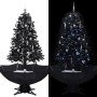 Weihnachtsbaum mit Schnee und Schirmständer aus schwarzem PVC 170 cm von vidaXL, Weihnachtsbäume - Ref: Foro24-289933, Preis:...