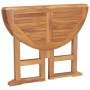 Folding garden dining table teak wood Ø90x75 cm by , Garden tables - Ref: Foro24-315446, Price: 163,48 €, Discount: %