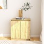 Solid pine wood auxiliary cabinet 60x36x65 cm by , Sideboards - Ref: Foro24-808098, Price: 88,77 €, Discount: %