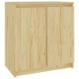 Solid pine wood auxiliary cabinet 60x36x65 cm by , Sideboards - Ref: Foro24-808098, Price: 88,77 €, Discount: %