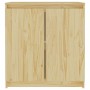 Solid pine wood auxiliary cabinet 60x36x65 cm by , Sideboards - Ref: Foro24-808098, Price: 88,77 €, Discount: %