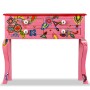 Mesa consola de madera maciza de mango rosa pintada a mano de , Aparadores - Ref: Foro24-244597, Precio: 217,99 €, Descuento: %