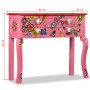 Mesa consola de madera maciza de mango rosa pintada a mano de , Aparadores - Ref: Foro24-244597, Precio: 217,99 €, Descuento: %