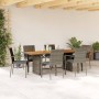 Garten-Essgruppe 7-teilig und graue synthetische Rattankissen von , Gartensets - Ref: Foro24-3213504, Preis: 538,96 €, Rabatt: %