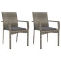 Set comedor jardín 7 pzas y cojines ratán sintético gris de , Conjuntos de jardín - Ref: Foro24-3213504, Precio: 538,96 €, De...