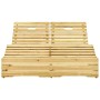 Tumbona doble y cojines madera de pino impregnada de , Tumbonas - Ref: Foro24-3065998, Precio: 297,15 €, Descuento: %