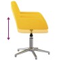 Silla de oficina giratoria de tela amarillo claro de , Sillas de oficina - Ref: Foro24-344721, Precio: 81,63 €, Descuento: %