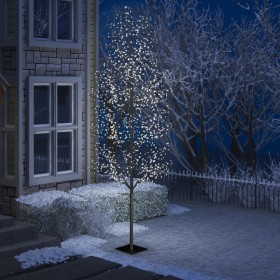 Weihnachtsbaum 1200 kaltweiße LEDs Kirschblüten 400 cm von vidaXL, Weihnachtsbeleuchtung - Ref: Foro24-51275, Preis: 311,99 €...