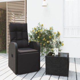 Gartenmöbel-Set 2-teilig aus synthetischem Rattan und schwarzem Stahl von , Gartensets - Ref: Foro24-3157661, Preis: 205,23 €...