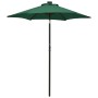 Umbrella with LED lights green aluminum 200x211 cm by , Umbrellas - Ref: Foro24-313558, Price: 70,99 €, Discount: %