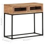 Mesa consola de madera maciza de acacia 90x35x76 cm de , Mesas auxiliares - Ref: Foro24-323505, Precio: 187,99 €, Descuento: %