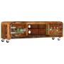 Recycled solid wood TV cabinet 120x30x36 cm by , TV Furniture - Ref: Foro24-247512, Price: 289,99 €, Discount: %