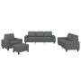 4-piece sofa set dark gray fabric by , Sofas - Ref: Foro24-3201875, Price: 809,19 €, Discount: %