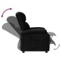 Sillón reclinable de tela negro de , Sillones - Ref: Foro24-348438, Precio: 200,19 €, Descuento: %