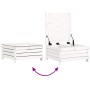 Gartensofa-Set 7-teilig aus massivem weißem Kiefernholz von , Gartensets - Ref: Foro24-3250865, Preis: 514,19 €, Rabatt: %