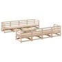 Garden sofa set 9 pieces solid pine wood by , Garden sets - Ref: Foro24-3299353, Price: 455,96 €, Discount: %