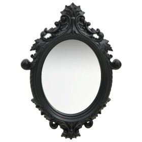 Black castle style wall mirror 56x76 cm by vidaXL, Mirrors - Ref: Foro24-320359, Price: 69,31 €, Discount: %