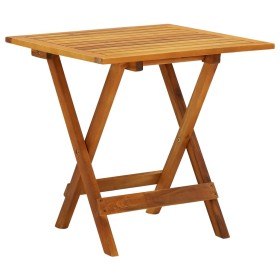 Bistro terrace table solid acacia wood 46x46x47 cm by , Garden tables - Ref: Foro24-41435, Price: 39,03 €, Discount: %