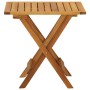 Bistro terrace table solid acacia wood 46x46x47 cm by , Garden tables - Ref: Foro24-41435, Price: 39,03 €, Discount: %