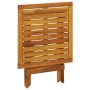 Mesa para terraza bistró madera maciza de acacia 46x46x47 cm de , Mesas de jardín - Ref: Foro24-41435, Precio: 38,03 €, Descu...