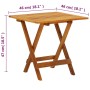 Bistro terrace table solid acacia wood 46x46x47 cm by , Garden tables - Ref: Foro24-41435, Price: 39,03 €, Discount: %