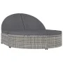 Liegestuhl für 2 Personen mit grauen Kissen aus synthetischem Rattan. von , Liegen - Ref: Foro24-318161, Preis: 336,54 €, Rab...