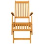 Garden chair with footrest and solid acacia wood table by , Loungers - Ref: Foro24-3120439, Price: 158,91 €, Discount: %