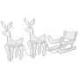 Christmas Reindeer and Sleigh with 648 LED Mesh by vidaXL, Christmas lights - Ref: Foro24-289972, Price: 75,30 €, Discount: %