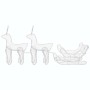 Christmas Reindeer and Sleigh with 648 LED Mesh by vidaXL, Christmas lights - Ref: Foro24-289972, Price: 75,30 €, Discount: %