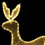 Christmas Reindeer and Sleigh with 648 LED Mesh by vidaXL, Christmas lights - Ref: Foro24-289972, Price: 75,30 €, Discount: %