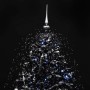 Christmas tree with snow and umbrella base black PVC 140cm by vidaXL, Christmas trees - Ref: Foro24-289932, Price: 156,67 €, ...