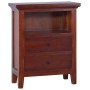 Mueble auxiliar clásico madera maciza caoba marrón 60x30x75 cm de vidaXL, Aparadores - Ref: Foro24-288886, Precio: 167,99 €, ...