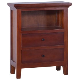 Mueble auxiliar clásico madera maciza caoba marrón 60x30x75 cm de vidaXL, Aparadores - Ref: Foro24-288886, Precio: 167,99 €, ...