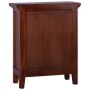 Mueble auxiliar clásico madera maciza caoba marrón 60x30x75 cm de vidaXL, Aparadores - Ref: Foro24-288886, Precio: 167,99 €, ...