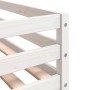 Bunk bed with curtains solid pink pine wood 90x200 cm by , Beds and slatted bases - Ref: Foro24-3283897, Price: 251,51 €, Dis...