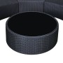 6-piece garden sofa set and black synthetic rattan cushions by , Garden sets - Ref: Foro24-43067, Price: 761,99 €, Discount: %