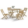 Garden dining set 5 pieces solid acacia wood by , Garden sets - Ref: Foro24-3295001, Price: 308,39 €, Discount: %