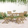 Garden dining set 5 pieces solid acacia wood by , Garden sets - Ref: Foro24-3295001, Price: 308,39 €, Discount: %