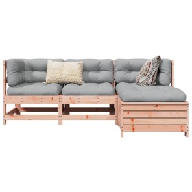 Garden sofa set 4 pieces solid Douglas fir wood by , Garden sets - Ref: Foro24-3250786, Price: 254,20 €, Discount: %