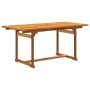 Garden dining set 5 pieces solid acacia wood and textilene by , Garden sets - Ref: Foro24-3279268, Price: 491,99 €, Discount: %