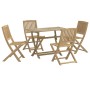 Garden dining set 5 pieces solid acacia wood by , Garden sets - Ref: Foro24-3295007, Price: 267,23 €, Discount: %