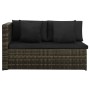 8-piece garden sofa set and gray synthetic rattan cushions by , Garden sets - Ref: Foro24-313136, Price: 689,31 €, Discount: %