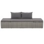 Tumbona de jardín con cojines y almohadas ratán sintético gris de , Tumbonas - Ref: Foro24-317110, Precio: 220,93 €, Descuent...