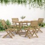 Garden dining set 5 pieces solid acacia wood by , Garden sets - Ref: Foro24-3294999, Price: 277,53 €, Discount: %