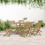 Garten-Essgruppe 7-teilig aus massivem Akazienholz von , Gartensets - Ref: Foro24-3295005, Preis: 436,99 €, Rabatt: %